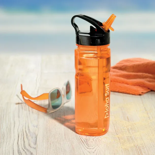 NINA 500 ml PCTG bottle transparent orange