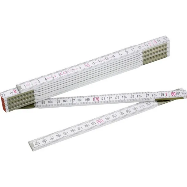  Folding meter 2m white