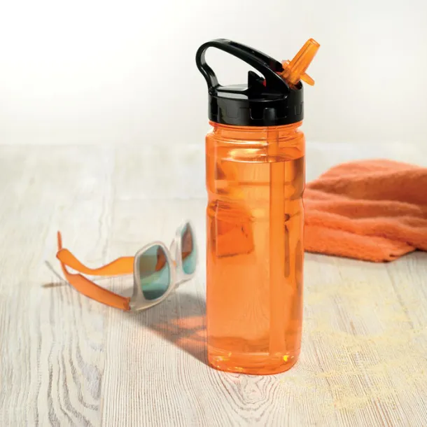 NINA 500 ml PCTG bottle transparent orange