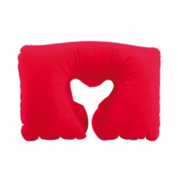 Inflatable travel pillow Crvena