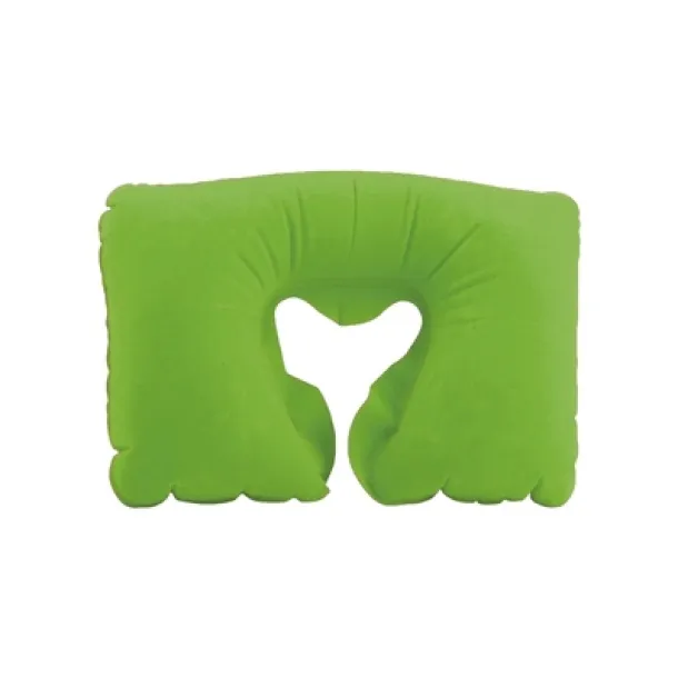  Inflatable travel pillow light green