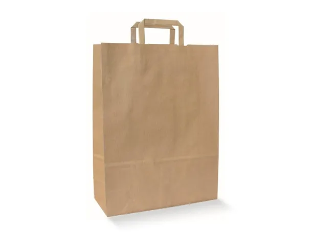 NATURE Nature paper bag with flat handles