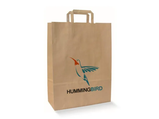 NATURE Nature paper bag with flat handles