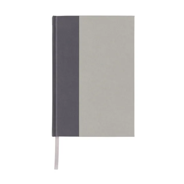  Words GRS certified RPET & Kraft A5 notebook - XD Collection Grey 