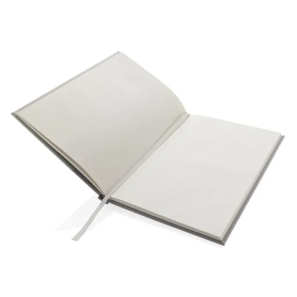  Words GRS certified RPET & Kraft A5 notebook - XD Collection white 