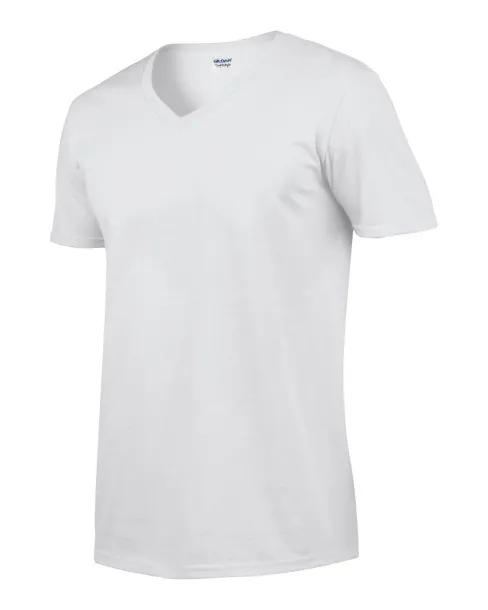  SOFTSTYLE® ADULT V-NECK T-SHIRT - Gildan White