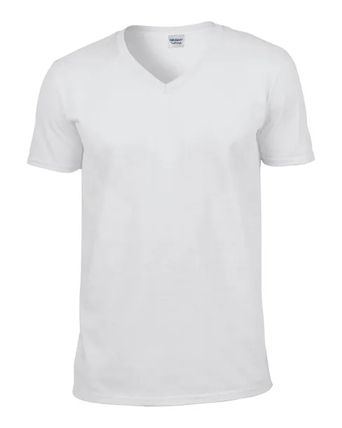  SOFTSTYLE® ADULT V-NECK T-SHIRT - Gildan White