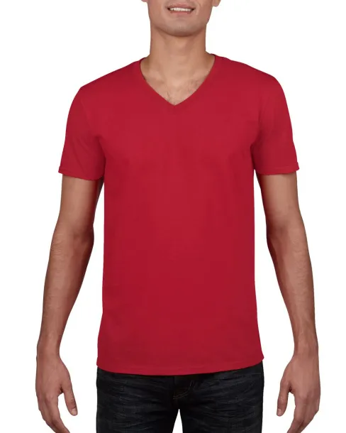  SOFTSTYLE® ADULT V-NECK T-SHIRT - Gildan Cherry Red