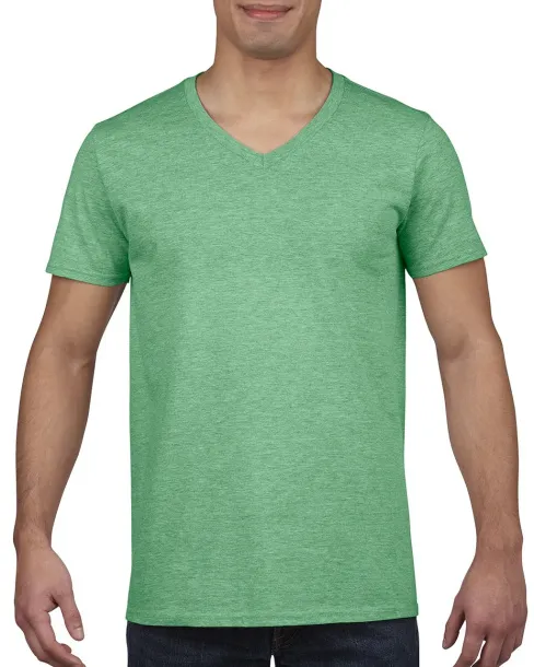  SOFTSTYLE® ADULT V-NECK T-SHIRT - Gildan Heather Irish Green