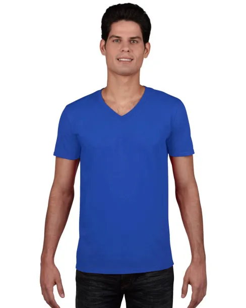  SOFTSTYLE® ADULT V-NECK T-SHIRT - Gildan Kraljevski plava