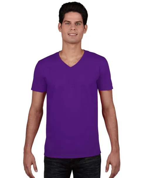  SOFTSTYLE® ADULT V-NECK T-SHIRT - Gildan Ljubičasta