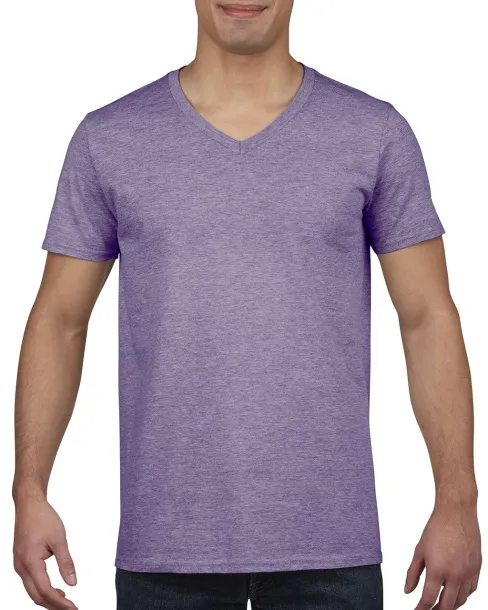  SOFTSTYLE® ADULT V-NECK T-SHIRT - Gildan Heather Purple