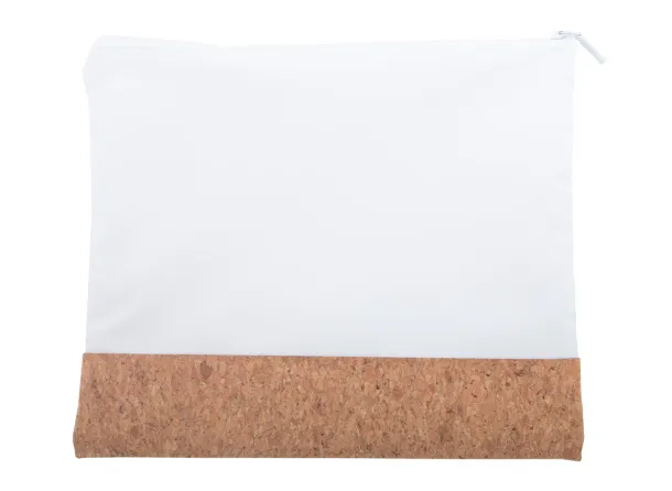 CreaBeauty Cork L custom cosmetic bag White Natural