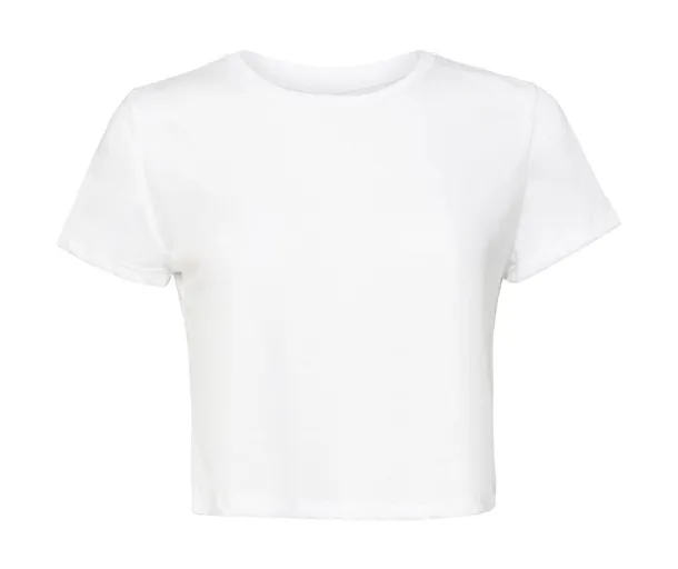  Women's Flowy Cropped Tee - Bella+Canvas Bijela