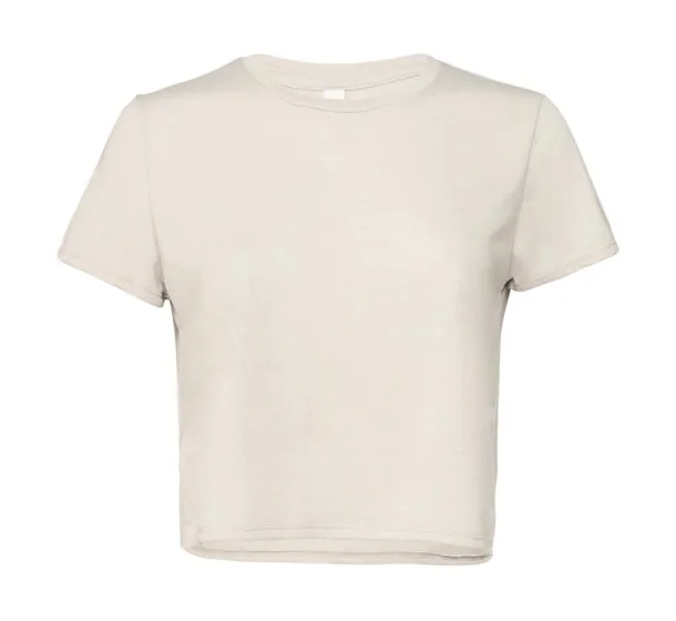  Women's Flowy Cropped Tee - Bella+Canvas Heather Dust