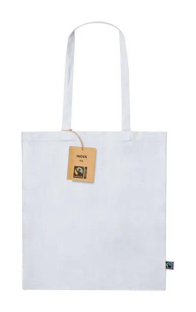 Trap Fairtrade torba za kupovinu - 180 g/m² Bijela