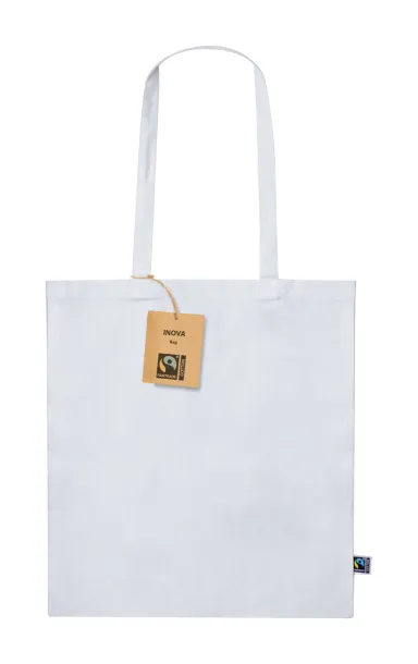 Trap Fairtrade torba za kupovinu - 180 g/m² Bijela