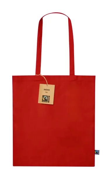 Trap Fairtrade torba za kupovinu - 180 g/m² Crvena