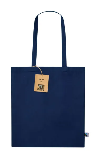 Trap Fairtrade torba za kupovinu - 180 g/m² Tamno plava