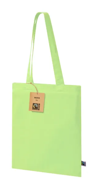 Inova Fairtrade shopping bag Lime green