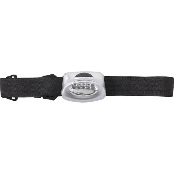  Head torch, 5 LED silver