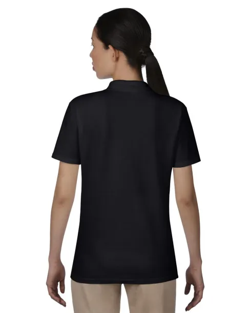  WOMEN’S DOUBLE PIQUÉ POLO - Anvil Black