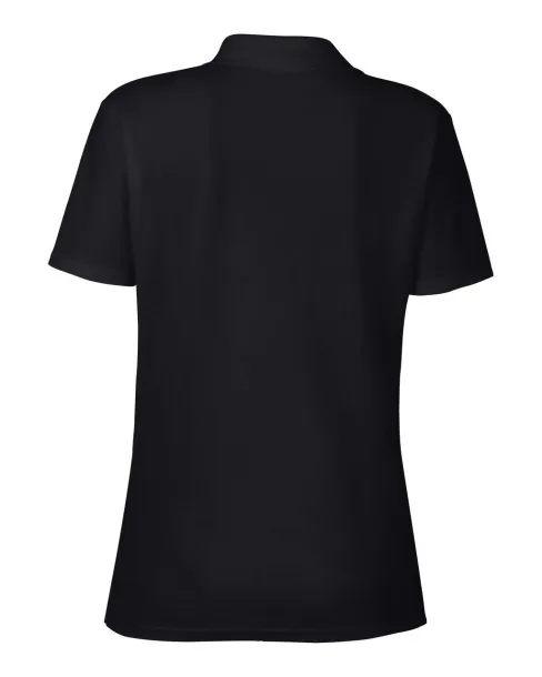  WOMEN’S DOUBLE PIQUÉ POLO - Anvil Black