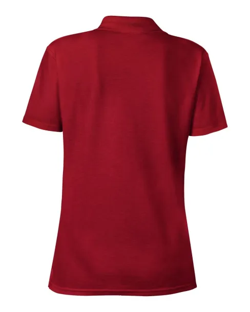  Ženska dvostruka polo pique majica, 210 g/m² - Anvil Crvena