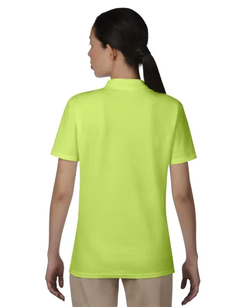  WOMEN’S DOUBLE PIQUÉ POLO - Anvil Key Lime