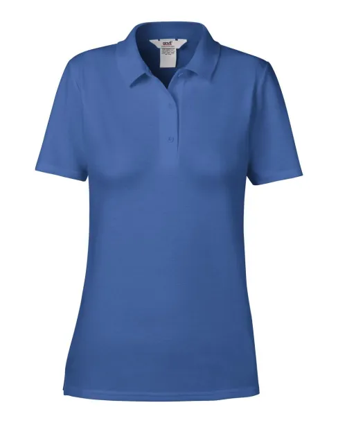  WOMEN’S DOUBLE PIQUÉ POLO - Anvil Royal blue