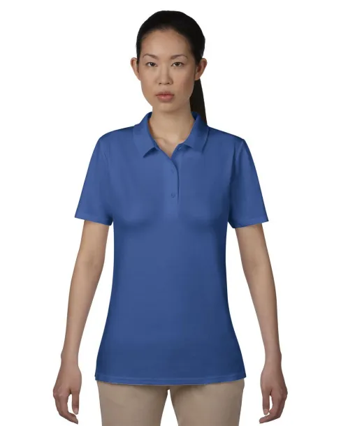  WOMEN’S DOUBLE PIQUÉ POLO - Anvil Royal blue