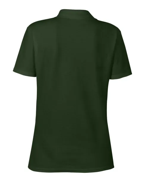  WOMEN’S DOUBLE PIQUÉ POLO - Anvil Forest Green