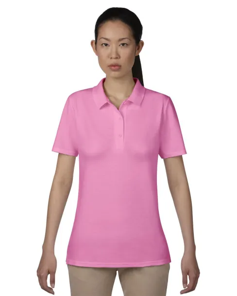  Ženska dvostruka polo pique majica, 210 g/m² - Anvil Azalea