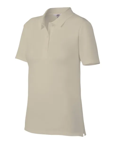  WOMEN’S DOUBLE PIQUÉ POLO - Anvil Cobblestone