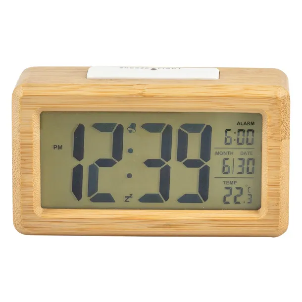 DATE LCD desk clock Cream Bež