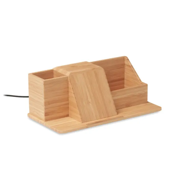 GROOVY Desktop wireless charger 10W Wood