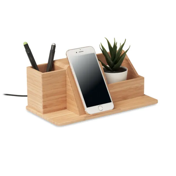 GROOVY Desktop wireless charger 10W Wood