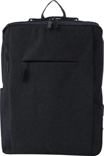 Carlito Polyester (600D) backpack  black