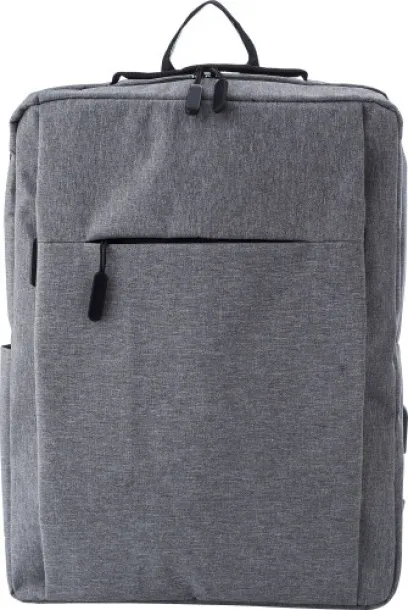 Carlito Polyester (600D) backpack  grey