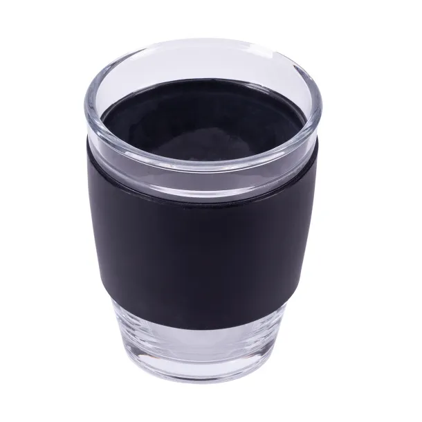 STYLISH glass cup 350 ml Black