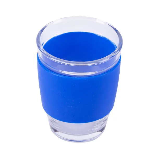 STYLISH glass cup 350 ml Blue