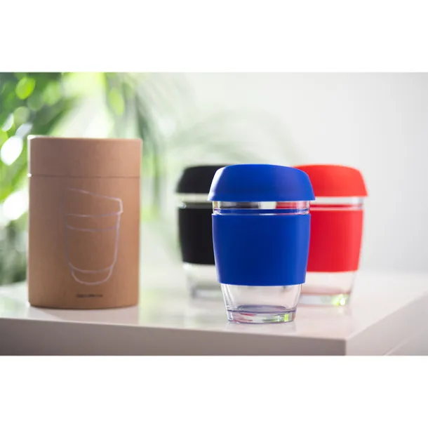 STYLISH glass cup 350 ml Blue