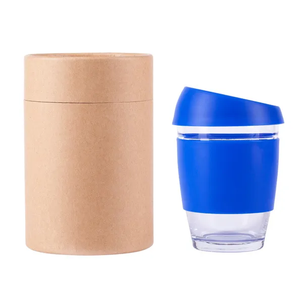 STYLISH glass cup 350 ml Blue