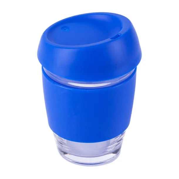 STYLISH glass cup 350 ml Blue