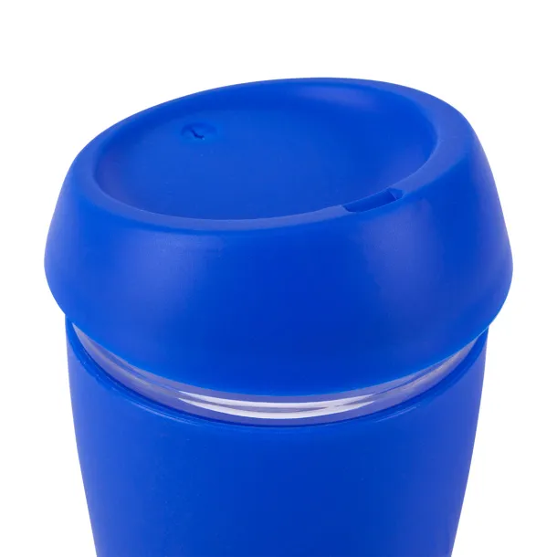 STYLISH glass cup 350 ml Blue