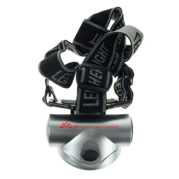  Head torch 8 LED Srebrna