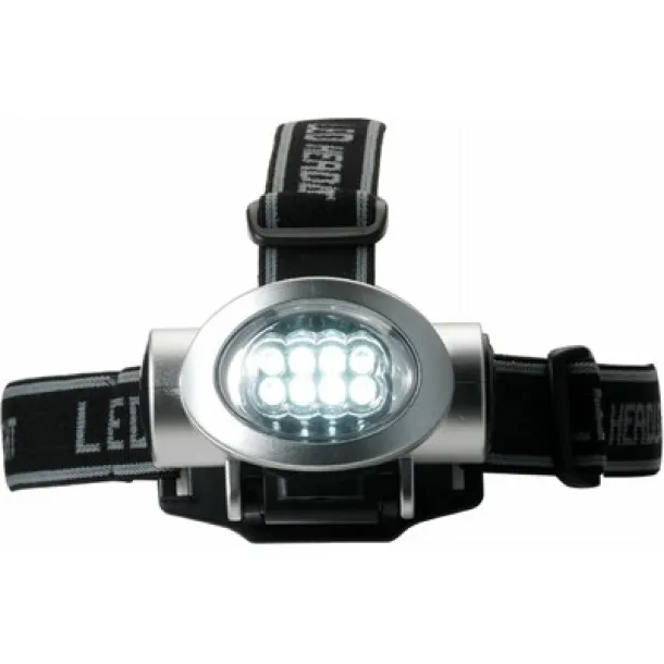  Head torch 8 LED Srebrna