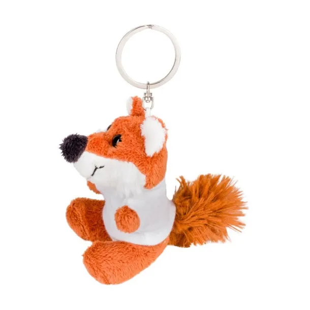 Canny Plush fox, keyring brown