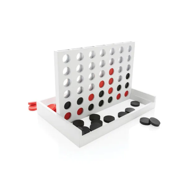  Connect four wooden game - XD Collection White 