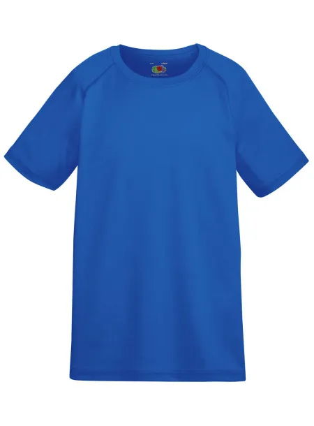  Dječja sportska kratka majica, 140 g/m² - Fruit of the Loom Kraljevski plava